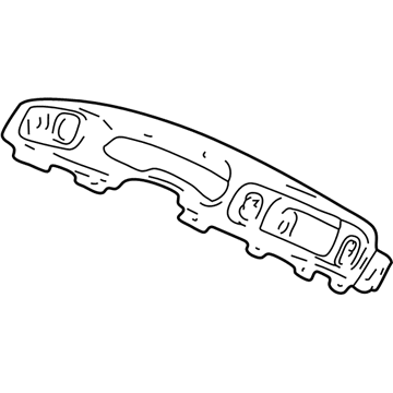 Mercury 6W7Z-54044D70-AA Cluster Panel