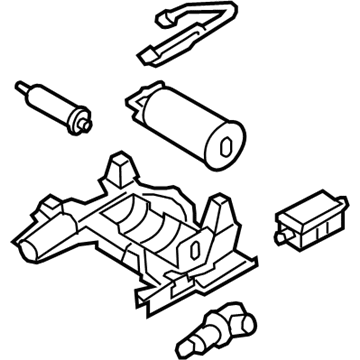 2007 Mercury Mariner Vapor Canister - 5M6Z-9D653-DA