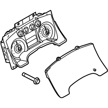 Ford CL3Z-10849-YA Cluster Assembly