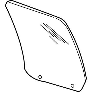 Ford 2W7Z-5425712-AA Door Glass