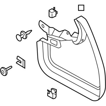 Ford M2DZ1-6A550A-A Mud Guard