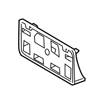 Ford 8C2Z-17A385-AA License Bracket