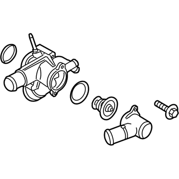 Ford AT4Z-8A586-C Thermostat Housing