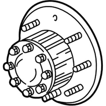 Ford BC3Z-1109-A Hub Assembly