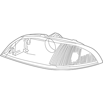 Mercury 7F2Z-13008-A Headlamp Assembly