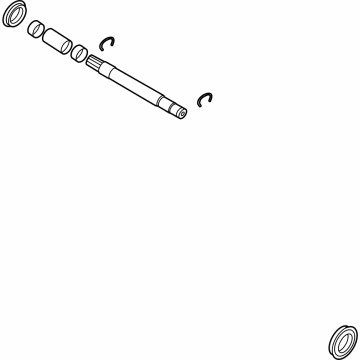 Ford MB3Z-4B410-B Intermediate Shaft