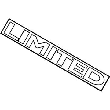 Lincoln Town Car Emblem - 4W1Z-54297A74-AB