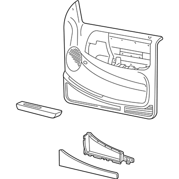 Ford 4L5Z-1023942-GAD Panel Assembly - Door Trim