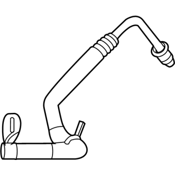 Ford JC3Z-3A713-J Lower Return Hose