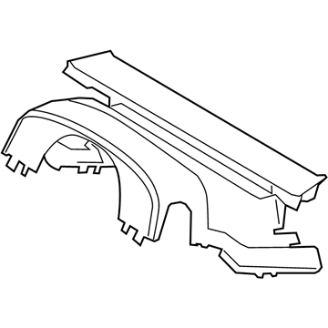 Lincoln LC5Z-3530-AA Upper Shroud