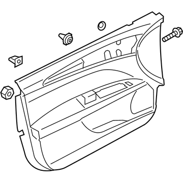 Ford DS7Z-5423943-NA Trim Assembly - Front Door