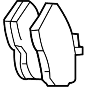 Mercury 5U2Z-2V200-D Brake Pads