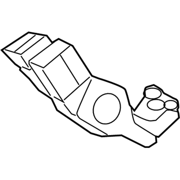 Lincoln 6E5Z-5460044-AA Buckle End