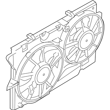 Ford DG1Z-8C607-E Fan Assembly