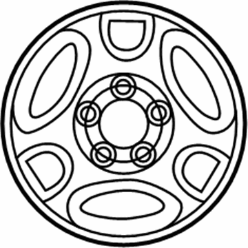 Ford F65Z-1007-DA Wheel Assembly