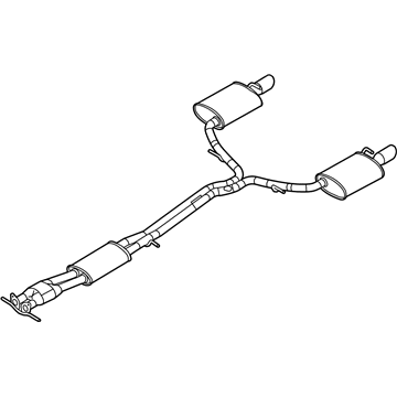 2010 Lincoln MKS Catalytic Converter - CA5Z-5230-A