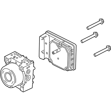 2012 Ford Focus ABS Pump And Motor Assembly - EV6Z-2C405-E