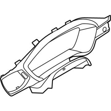 Ford LJ6Z-78044D70-AE Cluster Bezel