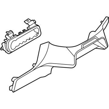 Ford PJ6Z-7804654-AA Center Reinforcement