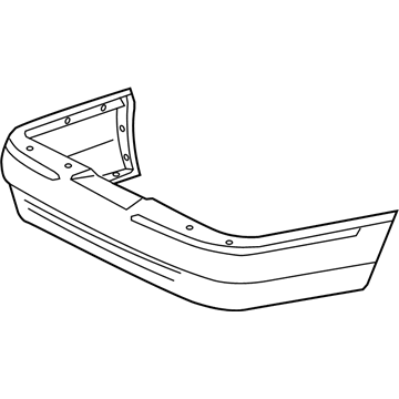 2005 Mercury Grand Marquis Bumper - 9W3Z-17K835-AAPTM