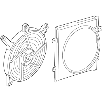 2009 Ford Ranger Engine Cooling Fan - 5L5Z-8C607-A