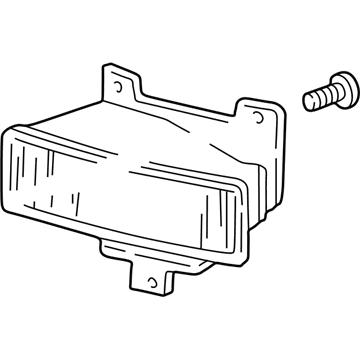 Ford 2L1Z-15200-AC Fog Lamp Assembly