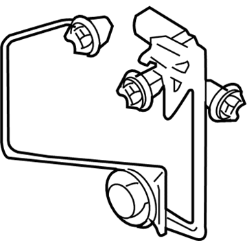 Ford 8A8Z-13410-A Socket And Wire Assembly - Lamp