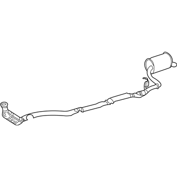 Ford 3W4Z-5E212-AB Catalytic Converter Assembly