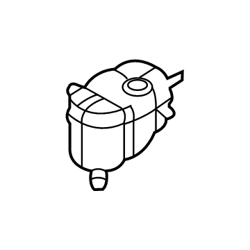 Ford ML3Z-8A080-A TANK ASY - RADIATOR OVERFLOW