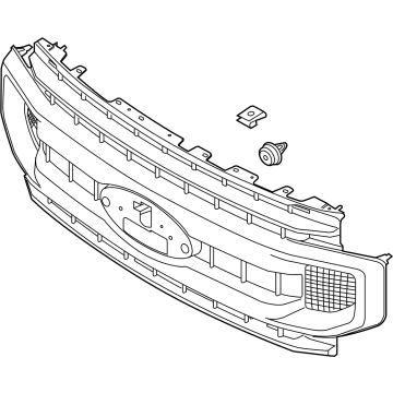 2021 Ford F-350 Super Duty Grille - LC3Z-8200-AB