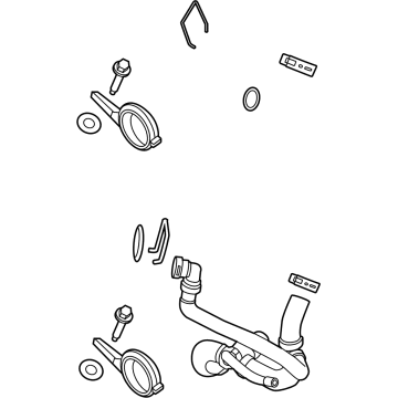 Ford LC3Z-8286-A Reservoir Hose