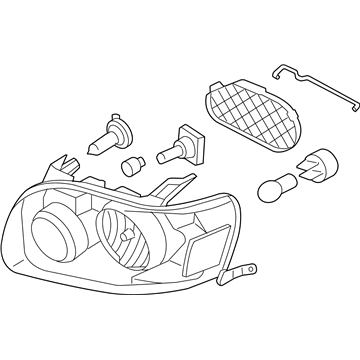 Ford 7L8Z-13008-A Headlamp Assembly