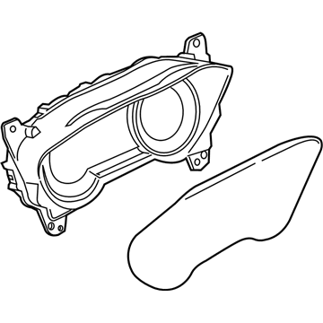 Lincoln FA1Z-10849-BK Cluster Assembly