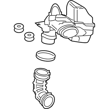 Ford Explorer Air Intake Coupling - FB5Z-9B659-A