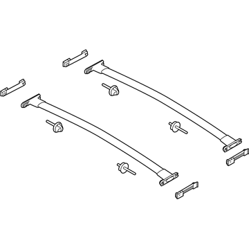 Ford GB5Z-7855100-AB Racks and Carriers - 2 Piece Kit