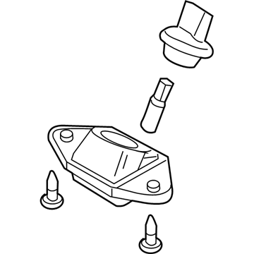 Ford F6UZ-13550-AA License Lamp