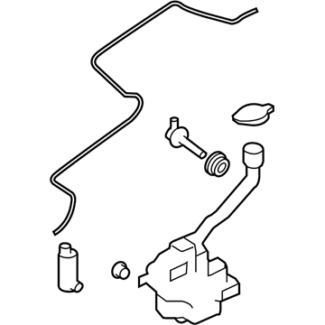 Lincoln DA5Z-17618-D Washer Reservoir