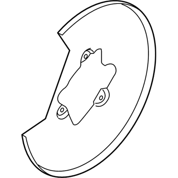 Ford DG1Z-2C028-B Splash Shield