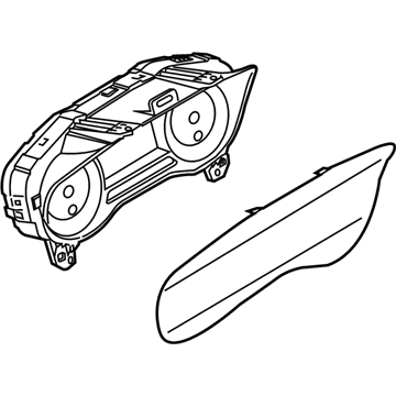 Ford ES7Z-10849-EA Cluster Assembly