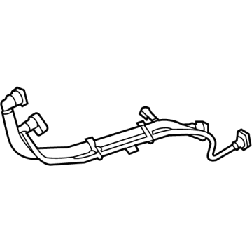 Ford Bronco Crankcase Breather Hose - MB3Z-9D333-C