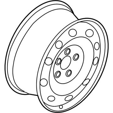 Ford 7T4Z-1007-B Wheel, Spare