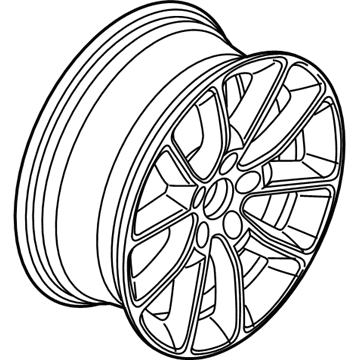 2013 Ford Flex Spare Wheel - DA8Z-1007-G