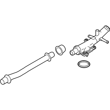 Lincoln FT4Z-8592-D Water Outlet