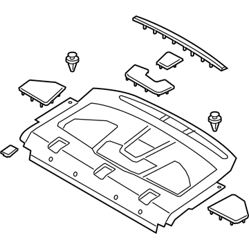 Ford DS7Z-5446668-AC Package Tray