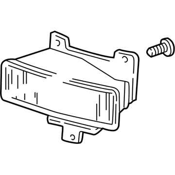 Ford 6C3Z-15201-A Fog Lamp