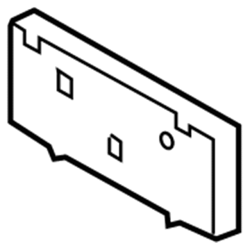 Lincoln 8A5Z-17A385-AA License Bracket