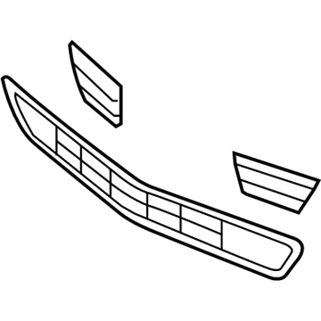 Lincoln 8A5Z-17K945-BB Lower Grille