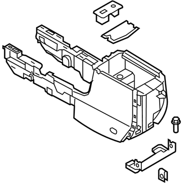 Lincoln AH6Z-54045A36-AA Console Assembly