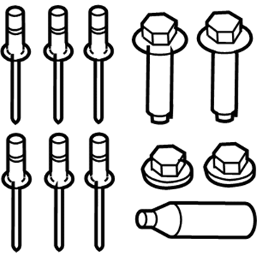 Ford 6E5Z-5019-A Engine Cradle Repair Kit