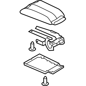 Ford DA1Z-7806024-CA Armrest Assembly - Console